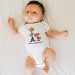 Body Amour de père et de fille J'aime mon papa