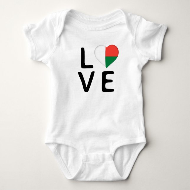 Body Amour - Drapeau Madagascar (Devant)