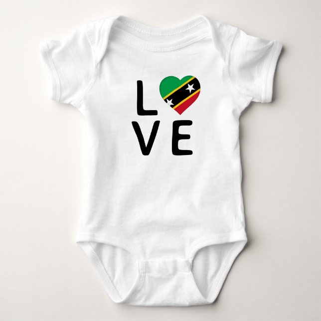 Body Amour - Drapeau Saint-Kitts-et-Nevis (Devant)