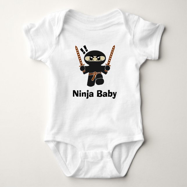 Body Amusant design Ninja Baby (Devant)