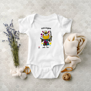 Body Amusant et coloré Samurai Emoji Toddler