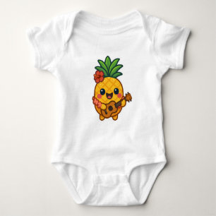 Body Ananas souriant Kawaii - Tropical