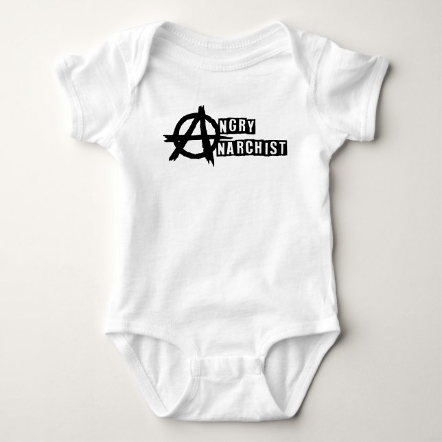 Body Anarchiste en colère (bébé) onsie (Devant)