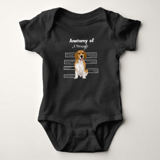 Body Anatomie d'un beagle Amoureux de chien drôle Cadea