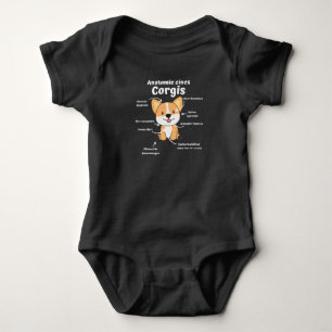 Body Anatomie D'Un Corgi Chiens Mignons Chiens Drôle Ch