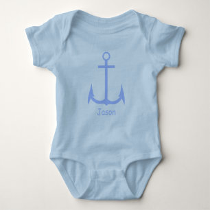 Body Ancre Bleue Bodysuit Bébé personnalisé