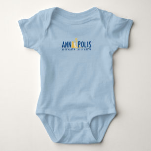 Body Ancré dans Annapolis Un morceau Baby Bodysuit