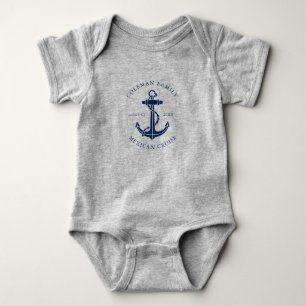 Body Ancre de bateau nautique pour famille assortie