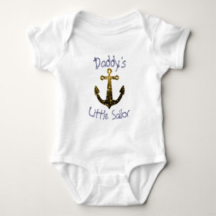Body Ancre Étincelante Papa's Petit Marin Personnaliser