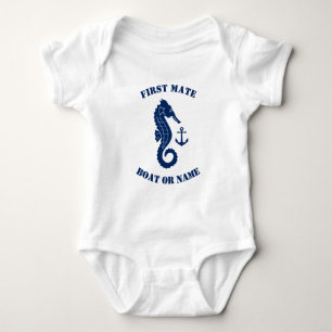Body Ancre Seahorse First Mate Bateau ou nom Marine Whi