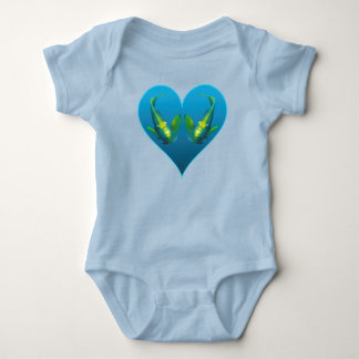 Body Angelfish Twins in a Blue Heart - Illustration | 