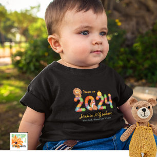 Body animaux bébés personnalisés cadeau nés en 2024