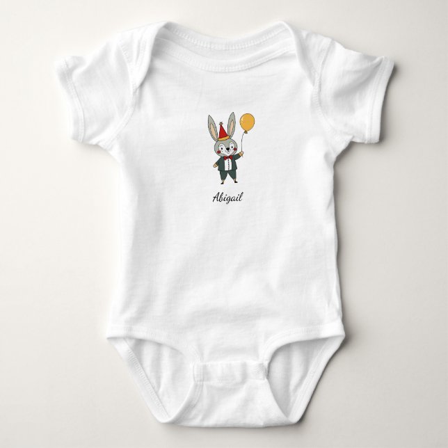 Body Animaux de fête - Lapin (Devant)
