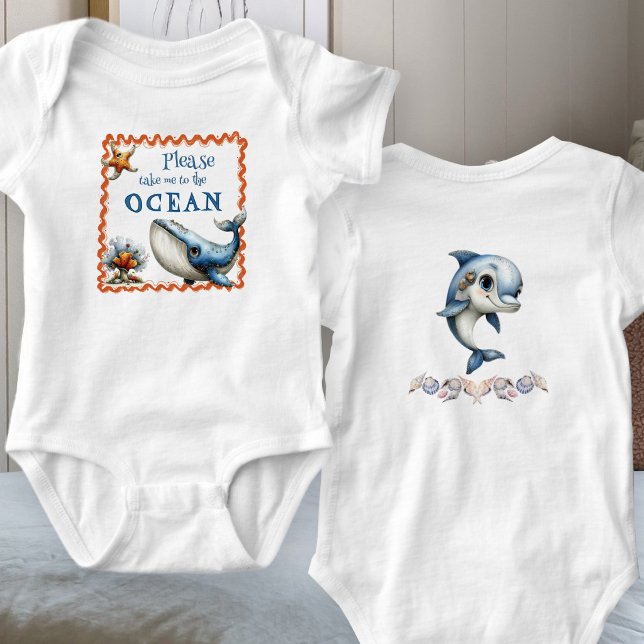 Body Animaux de l'océan disent bébé de la plage (Créateur téléchargé)