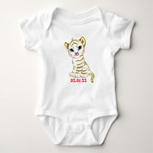 Body Année du Tigre Baby Bodysuit