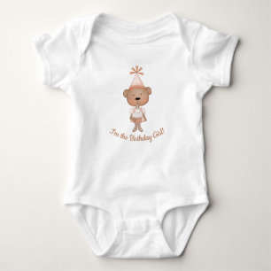 Body Anniversaire Fille Teddy Ours