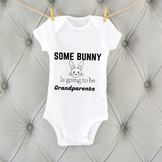 Body Annonce de grossesse à Pâques, somebunny va deveni (Créateur téléchargé)