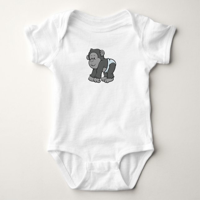 Body Ape bébé personnalisable (Devant)