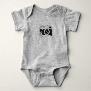 Body Appareil Photo Vintage – Croquis Floral