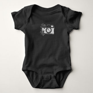 Body Appareil Photo Vintage – Dessin Floral