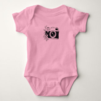 Body Appareil Photo Vintage – Dessin Floral