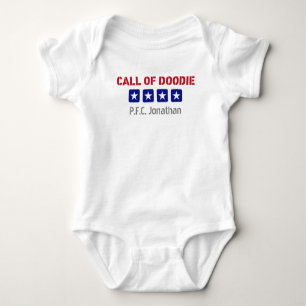 Body Appel à Doodie US Militaire Thème Baby Bodysuit