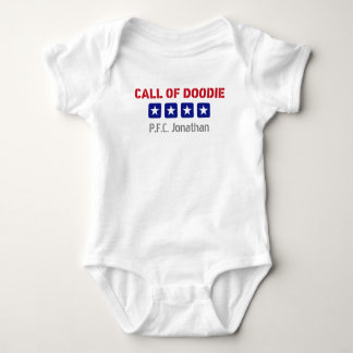Body Appel à Doodie US Militaire Thème Baby Bodysuit