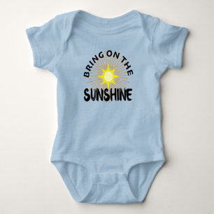 Body Apportez Le Design Sunshine - Baby Jersey Bodysui
