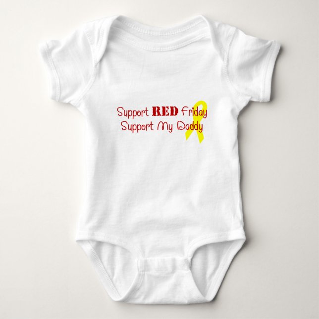 Body Appui vendredi rouge (soutenez mon papa) (Devant)