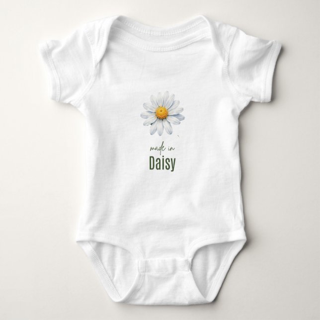 Body April Daisy Birth Flower Bodysuit  Watercolor (Devant)