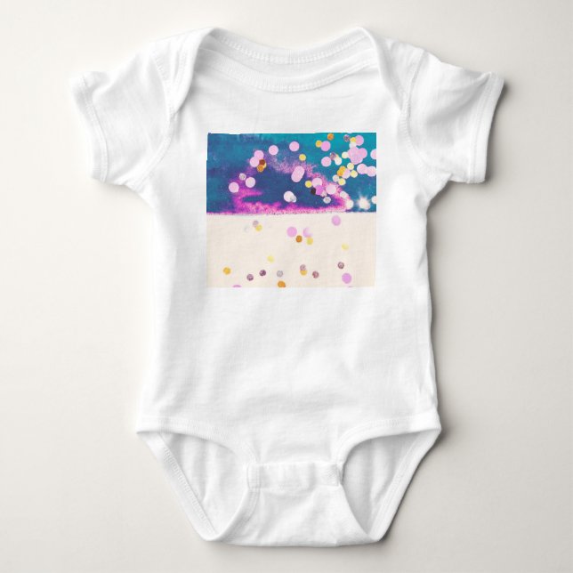 Body Aquarelle bleu Abstraite (Devant)