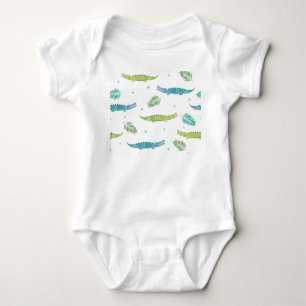 Body Aquarelle de crocodile : Motif Vintage d'alligator