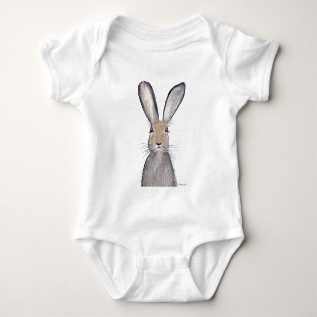 Body Aquarelle de lapin lièvre (Devant)