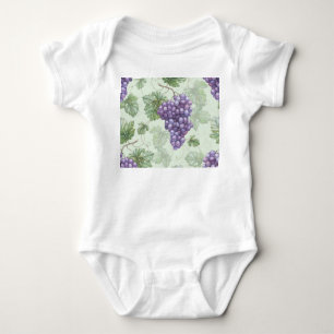 Body Aquarelle de raisins, Motif sans arôme de fruits.