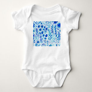 Body Aquarelle florale Plantes texture transparente