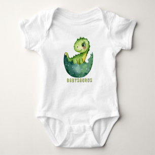 Body Aquarelle mignonne Babysaurus Dinosaur