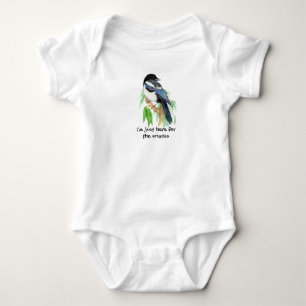 Body Aquarelle mignonne Magpie Bird ici pour des collat