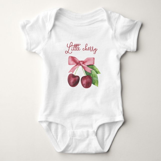 Body Aquarelle petite cerise (Devant)