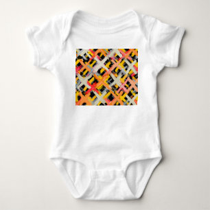 Body Aquarelle plaid, gras, coloré, diagonale.