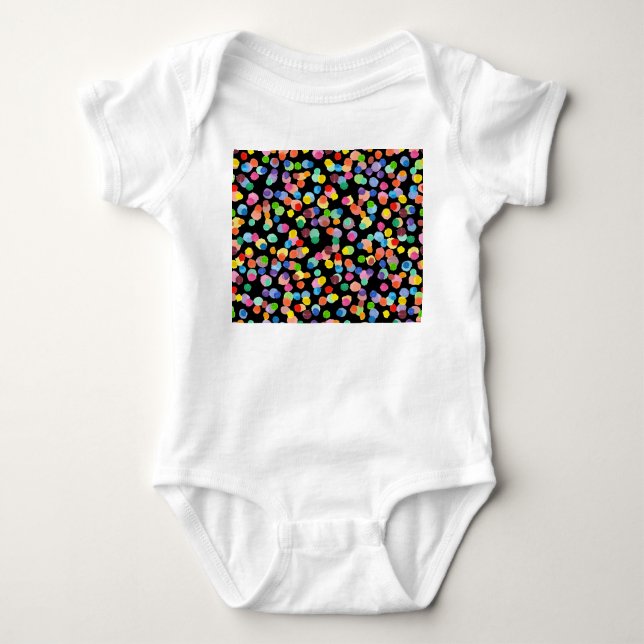 Body Aquarelle Polka Dot, Arrière - plan de Pâques. (Devant)