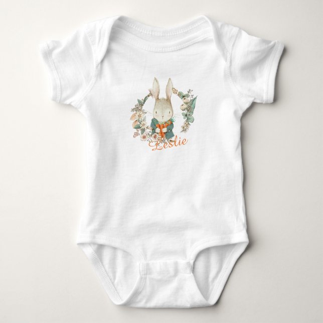 Body Aquarelle Rabbit Vintage (Devant)