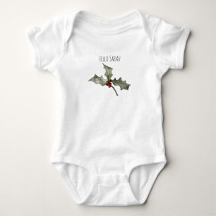 Body Aquarelle rouge rouge mistletoe mignon