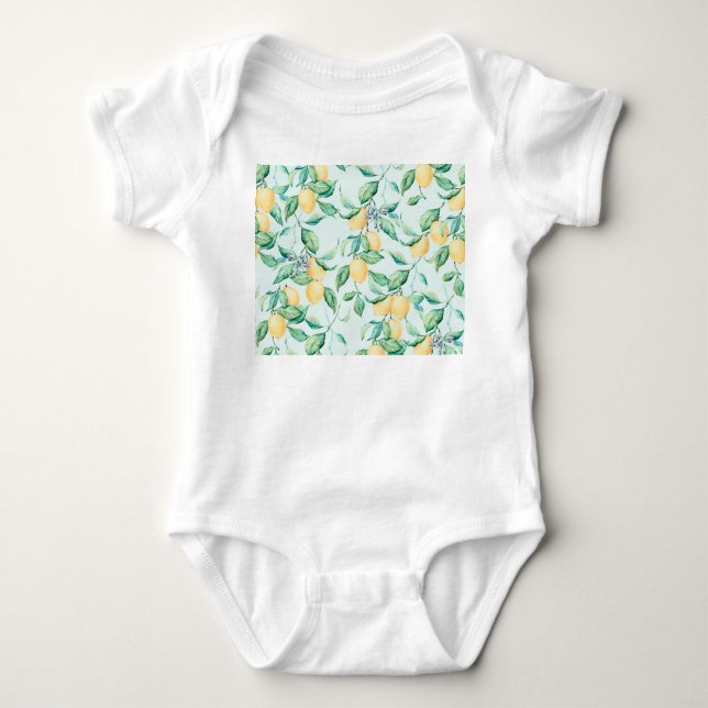 Body Aquarelle verte citron : Romance sans couture (Devant)