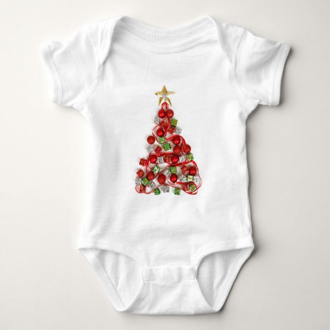 Body Arbre de Noël avec ornements (Devant)