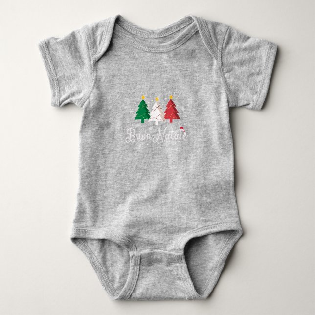 Body Arbre de Noël italien Buon Natale (Devant)