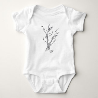 Body Arbre de T-shirt de bébé de la vie