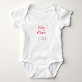 Body Arch shape cherry blossom red green baby shower na