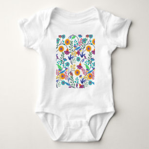 Body Arrière - plan floral exotique coloré Motif-23145