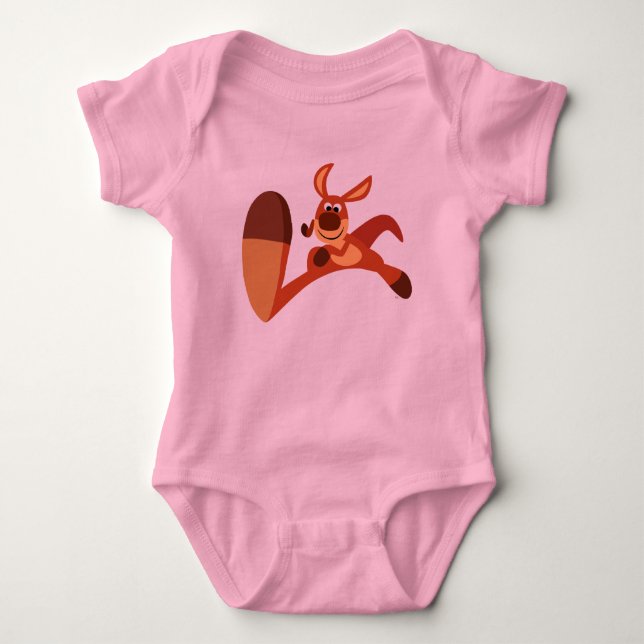 Body "Arrivée !!" Vêtements pour bébé kangourou mignon  (Devant)