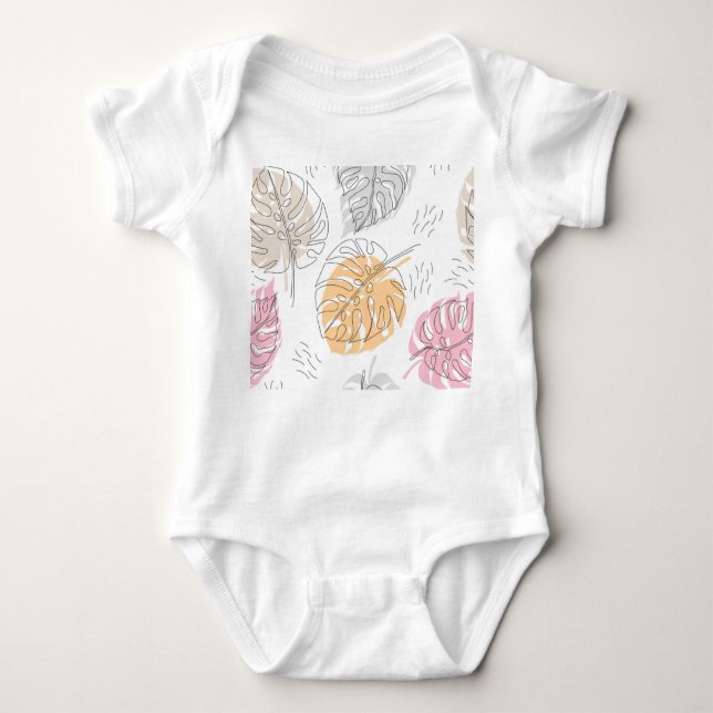 Body Art de dessin de ligne de monstère exotique (Devant)